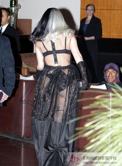 lady gaga透视装